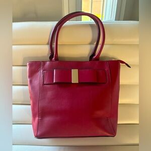 Apt. 9 satchel handbag purse with bow
